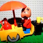 Lego 3791 Wally Walrus - Rozmár Robi és triciklije. Fabuland állatos mese legó szett, 1984-ből. fotó