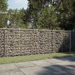horganyzott vas gabion kosár fedéllel 300 x 50 x 100 cm fotó