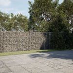 horganyzott vas gabion kosár fedéllel 800 x 100 x 150 cm fotó