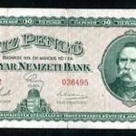 1926 B 10 Pengő - eredeti állapotban!! fotó
