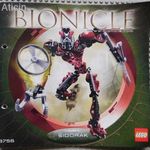 Lego 8756 Sidorak - Mecha Titán harcos figura. Bionicle legó akciófigura játék leírással, 2005-ből. fotó