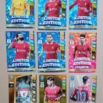 32 darab Liverpool focis kártya, teljes szett, + limited, XXL Panini FIFA 365: 2024-2025. Adrenalyn fotó