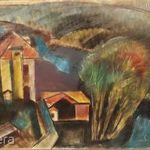 Szabó Zoltán Angyalföldi (1929 - 2014) Tirnovo 1972 c. festménye 110x80cm EREDETI GARANCIÁVAL !!! fotó