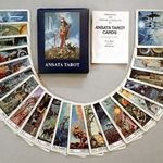 Ritka régi retro vintage egyiptomi Ansata tarot jóskártya vetőkártya kártyapakli tarot kártya pakli fotó