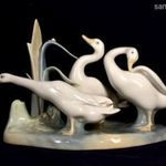 HÁROM LIBA EGY SORBAN ... LLADRO PORCELÁN SZOBOR X fotó