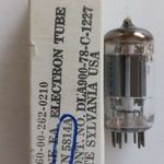 Sylvania 5814a (ECC82) elektroncső fotó