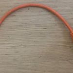Excel Cat6 LSZH UTP patch kábel narancs valódi réz 0, 3 méter nem használt 1Ft-ról fotó