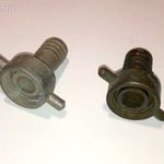 Vízvezeték szerelési anyag réz alumínium tömlővég 5/4" - 2db együtt - locsoló tömlő vég fotó