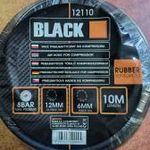 ÚJ BLACK GUMI LÉGTÖMLŐ SLAG KOMPRESSZORHOZ 10m CSAVARODÁS TÖRÉSMENTES fotó
