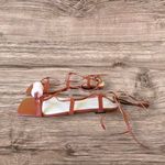 Új!! CAMEL színű SARUSZANDÁL 42-es a bth 27cm fotó