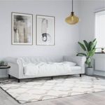 fehér műbőr kanapéágy 90 x 200 cm fotó