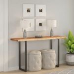 tömör akácfa téglalap alakú asztallap 120 x 40 x 2, 5 cm fotó