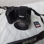 [ABC] Nikon Coolpix L820 digi fényképező +16GB kártya 16MP (4086) fotó