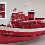 JE15 1: 108 1 db Revell kikötői ’Lucky’ vontatóhajó + Preiser hajóskapitány fotó