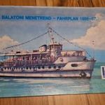 1986-87. Balatoni menetrend hajó Mahart fotó