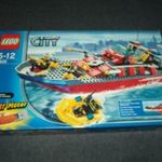 Lego 7906 Fire Boat (Fireboat) tűzoltó hajó, ÚJ, bontatlan fotó
