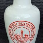 Közlekedésbiztonsági Tanács Pécs. Zsolnay váza.40 cm.Retro! fotó
