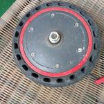 350w elektromos roller motor kerék gumival fotó