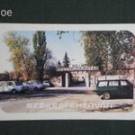 Kártyanaptár, SZIM köszörűgépgyár, Székesfehérvár, Lada, Wartburg autó, 1983 fotó