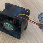 Nidec VA225DC 12V DC 1, 1A ventilátor magas fordulatszámú ipari 60x60x38mm használt 1Ft-ról fotó