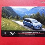 Kártyanaptár 2015. Citroen Sajti, Hódmezővásárhely. Citroen Grand C4 Picasso, egyterű személyautó. fotó