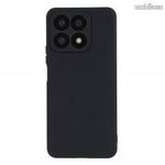 Huawei Honor X8a, Szilikon mobiltok, Kameravédelem, Matt, Fekete fotó