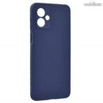 Szilikon védő tok / hátlap - MATT - SÖTÉTKÉK - MOTOROLA Moto G14 fotó
