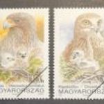 Magyar Bélyeg 1992 Madarak XIII. Természet....... ( MPIK 4154-4157 ** ) MINTA madár állat folt fotó