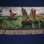 FALISZŐNYEG, FALVÉDŐ, falikárpit, kép 104x49 cm + 7cm rojt fotó