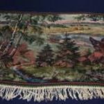 FALISZŐNYEG, FALVÉDŐ, falikárpit, kép 153x60 cm+6cm rojt fotó