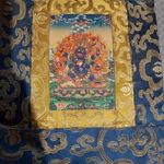 TIBETIMAHAKALA THANGKA FALRA AKASZTHATÓ fotó