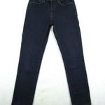EREDETI LEVIS CLASSIC MID RISE SKINNY (W27 / L28) *EXCLUSIVE* NŐI SÖTÉTKÉK SZTRECCSES FARMER fotó