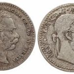 Ferenc József lot 1869 K.B., 1870 vjn (Ag) Fine-VF fotó