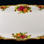 ROYAL ALBERT HIBÁTLAN PORCELÁN TÁLCA RÓZSA MINTÁVAL X fotó
