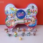 Eredeti Hasbro LPS Littlest Pet Shop Fém dobozos készlet 12db kisállattal ! EXTRA RITKA készlet !! fotó