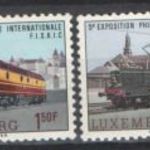 1966. Luxemburg - Diesel és villany mozdony, sor** fotó