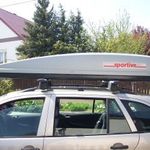ÚJSZERŰ!! FÉLÁRON!! 540 l-es Thule Jetbag Sportive 70 síbox tetőbox box 230x65x40 cm-es sí tető box fotó