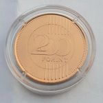 Aranyozott "Lánchíd" 200 Forint 2009 kapszulában fotó