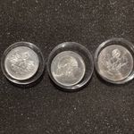 Magyarország JÓ Forint 1956 Tíz éves a forint ezüst teljes sor fotó