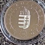 2004 Európai Unió 50 Ft emlék tükör veret kapszulában tartott így nagyon ritka certificatttal fotó