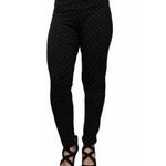 C&A fekete fehér PÖTTYÖS testhez álló magasított derekú XL/2XL LEGGINGS e28 fotó