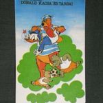 Kártyanaptár, MOKÉP, mozi, Walt Disney , Donald kacsa és társai rajzfilm, 1984 fotó