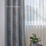 Dim out sötétítő 145cm BOLTON acélkék, currysárga és homok alapszínben. fotó