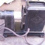 régi antik agfa opticus német dia vetítő 1930 as 40 es évek működő és eredeti állapotban fotó