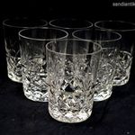 ÓLOMKRISTÁLY POHÁR KÉSZLET 6 SZEMÉLYRE X fotó