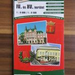 Budapest kerülettérkép - IV. és XV. kerület fotó