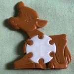KINDER műanyag puzzle 1992 (borjú) fotó