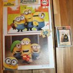 2 képes (2 x 25 db-os) Minions -os kirakó, 1 db 54 db-os Angry Birds kirakó (Star Wars) , puzzle. fotó