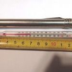 retró hőmérő bajonettzára fém tokkal - Celsius skálával - gyűjtöknek is - tökéletesen használható fotó