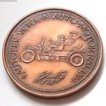 SZEGED, AUTOFER VETERÁN AUTÓ-MOTOR RALLY, BRONZ EMLÉKÉREM! fotó